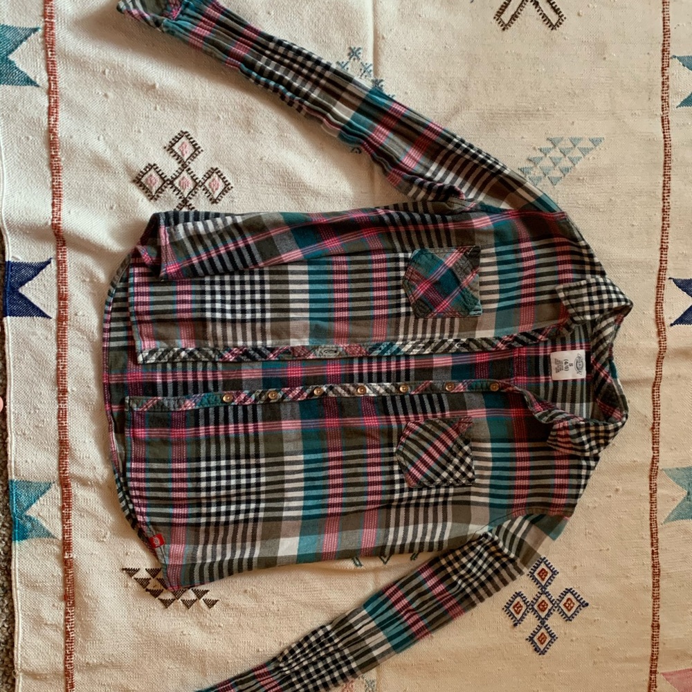 Plaid button up